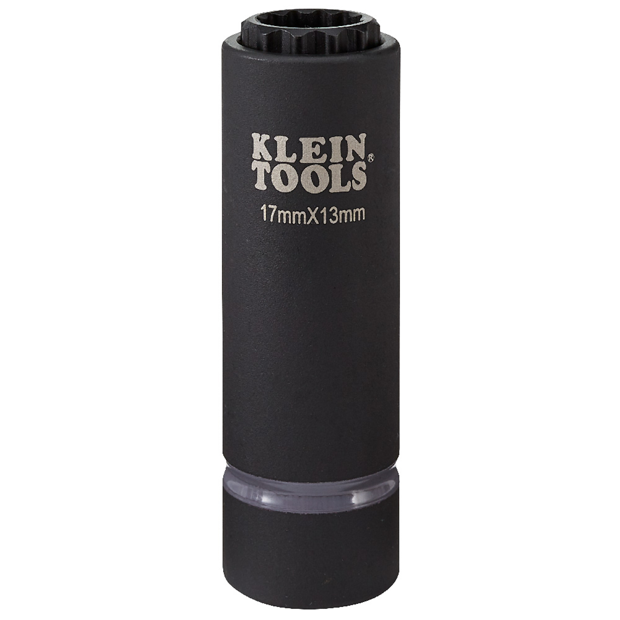 Klein Tools, 2in.-1 Metric Impact Socket, 12-Point, 17 x 13 mm, Pieces (qty.) 1 Model# 66051E